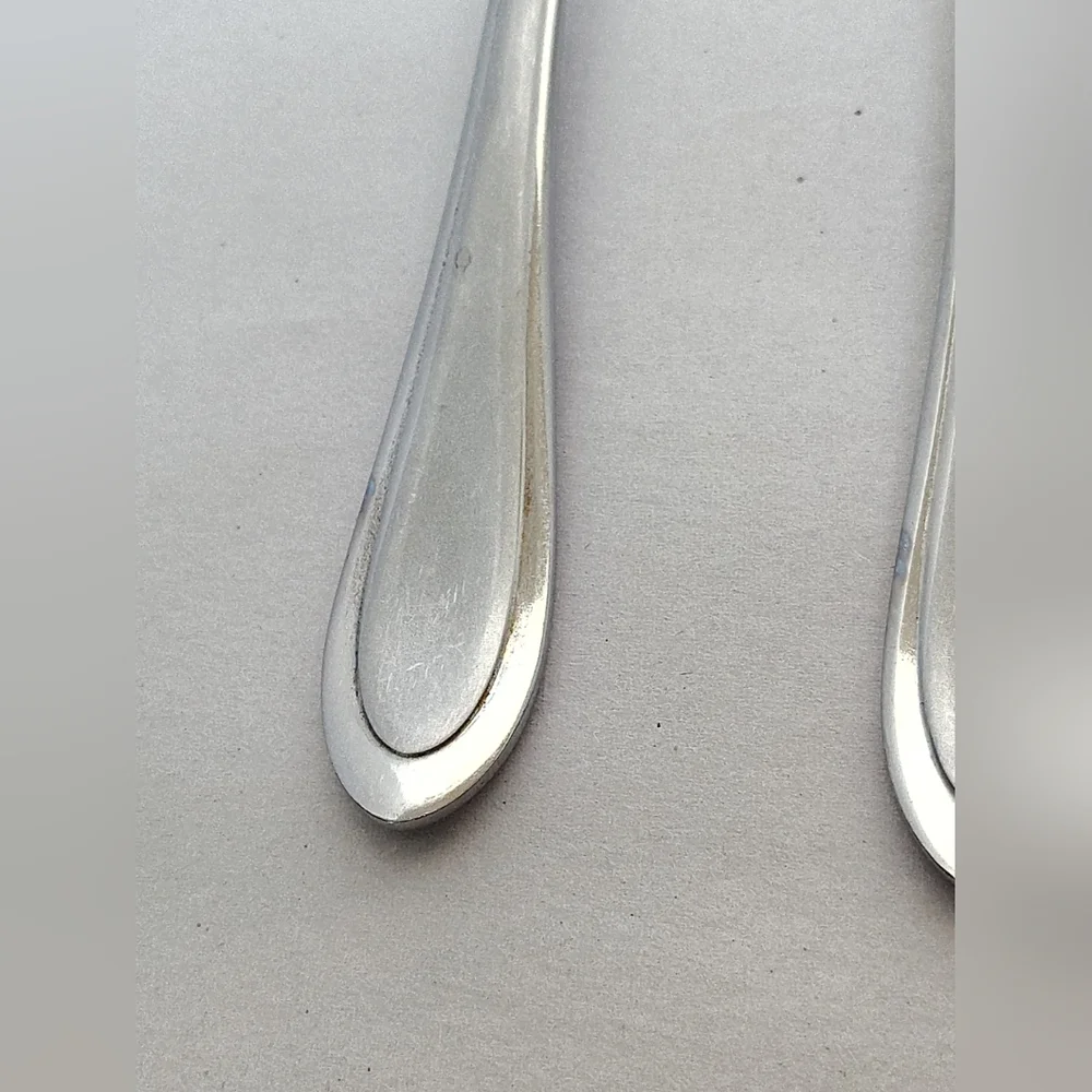 Oneida Stainless JOANN Dinner Forks JOANNE Set of 4 Frosted Glossy Flatware #